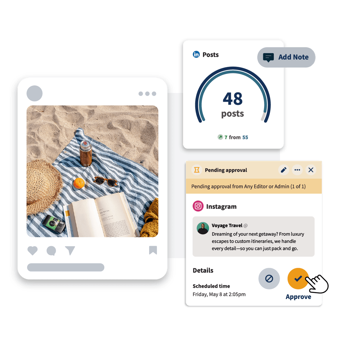 Hootsuite approval workflows